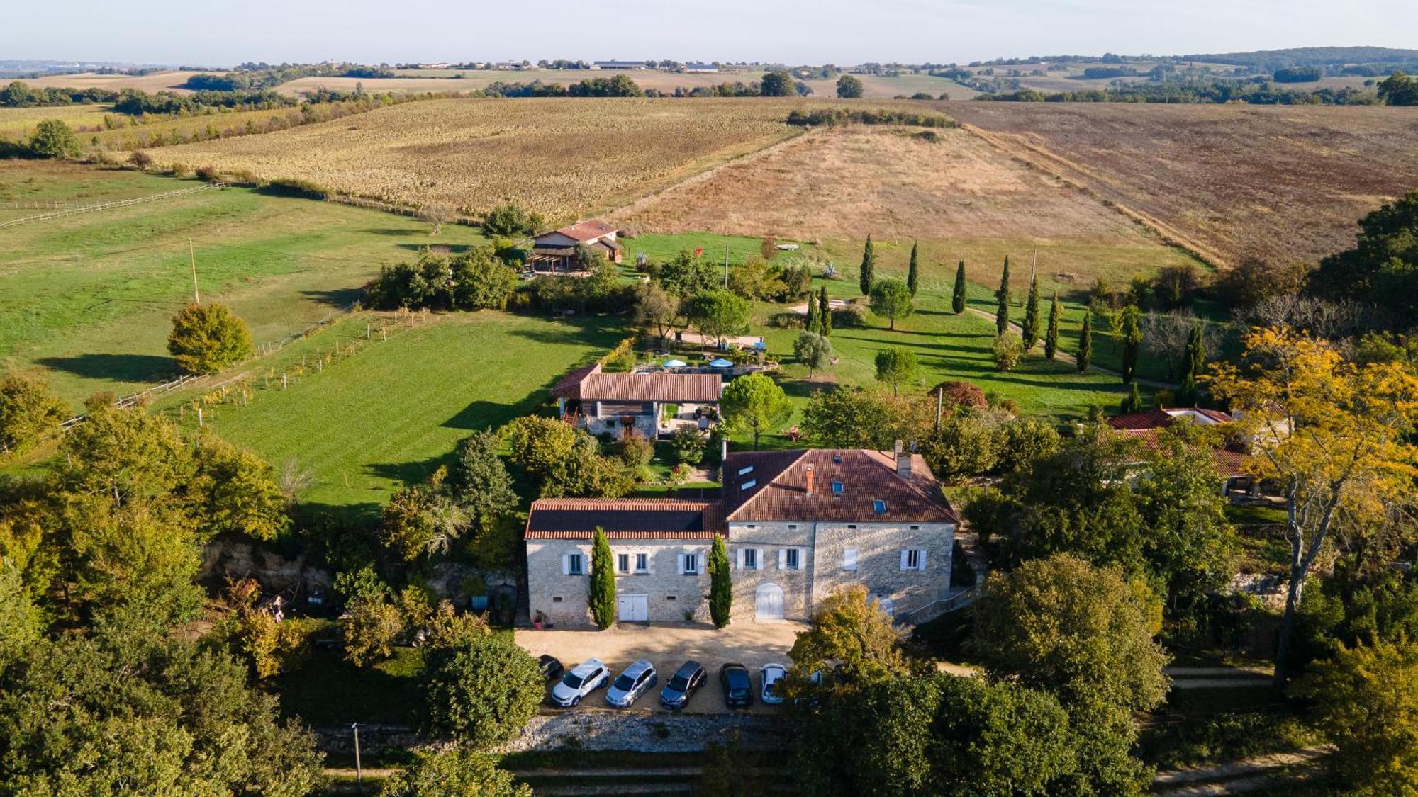 Chambre D'Hotes L'Altitude - Domaine La Rose Des Vents Castelnau-sur-lʼAuvignon Eksteriør bilde